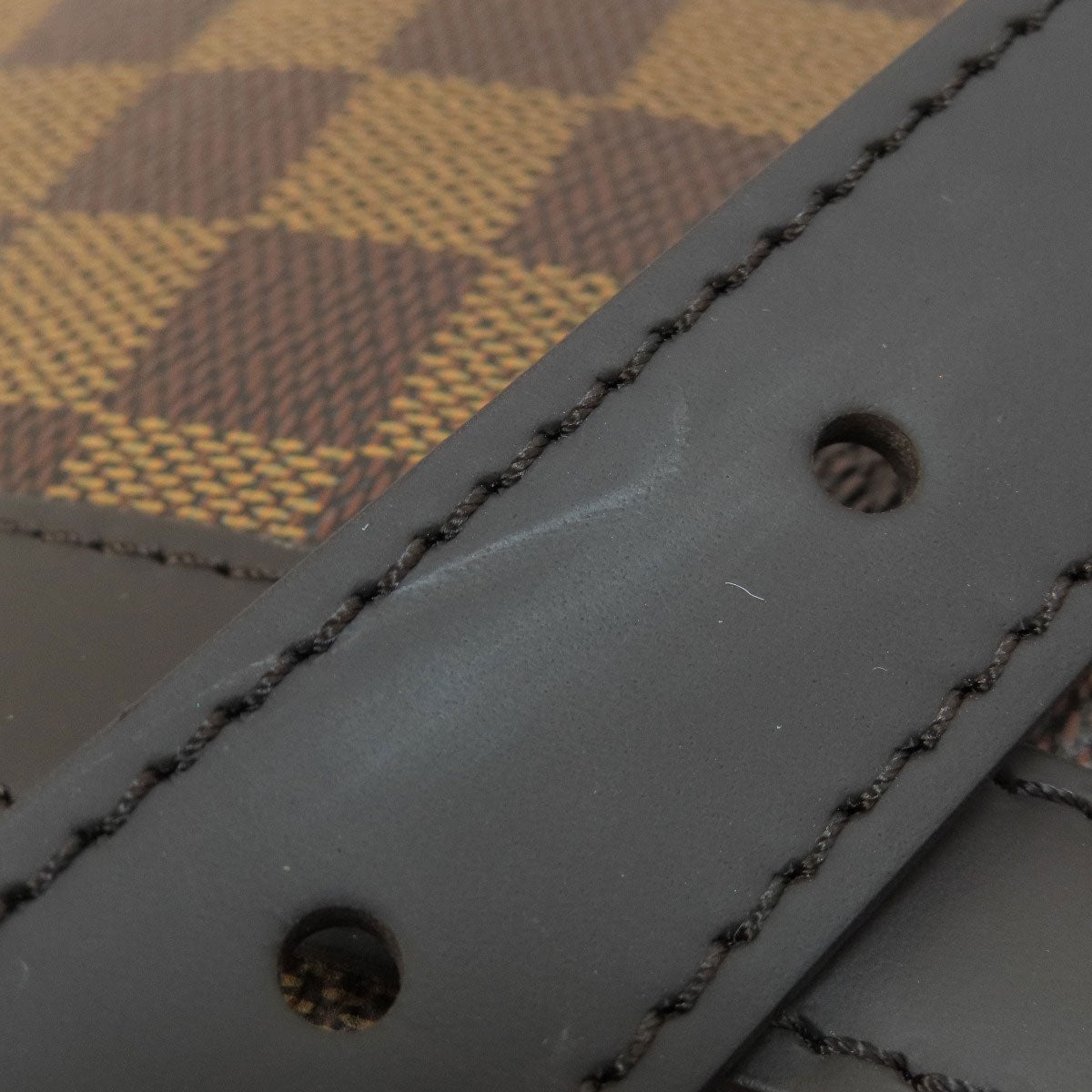 LOUIS VUITTON Business bag N41466 Damier canvas Brown Porto Document Voyage PM Damier Ebene Women
