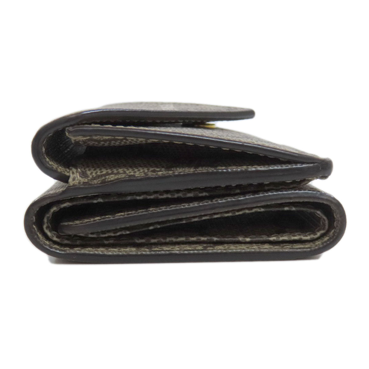 BALENCIAGA Bifold Wallet 681704 PVC Brown Gucci collaboration tri-fold wallet Women