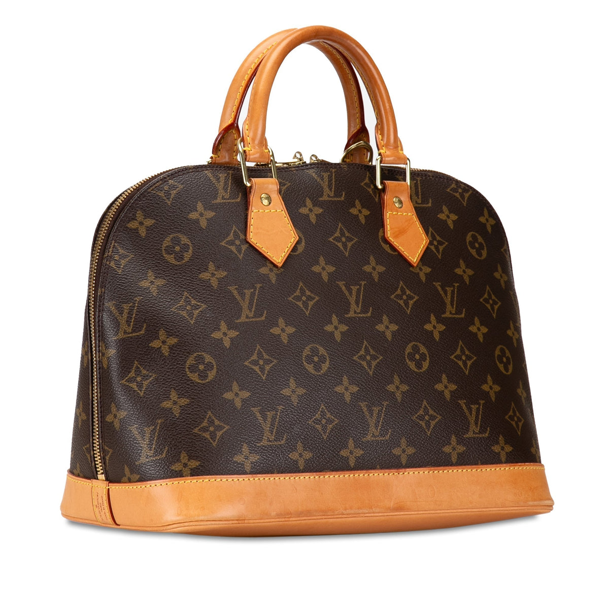 Brown Louis Vuitton Monogram Alma PM HandBag