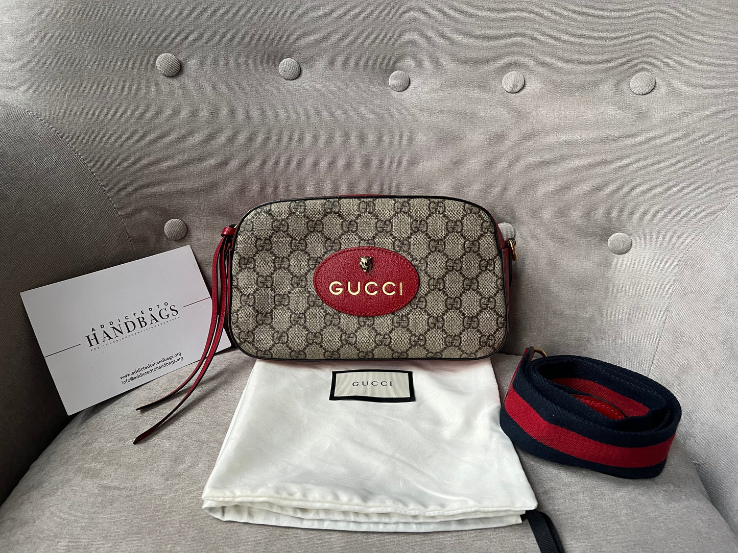 Gucci Neo  GG Supreme Messenger Bag (RRP £1060)
