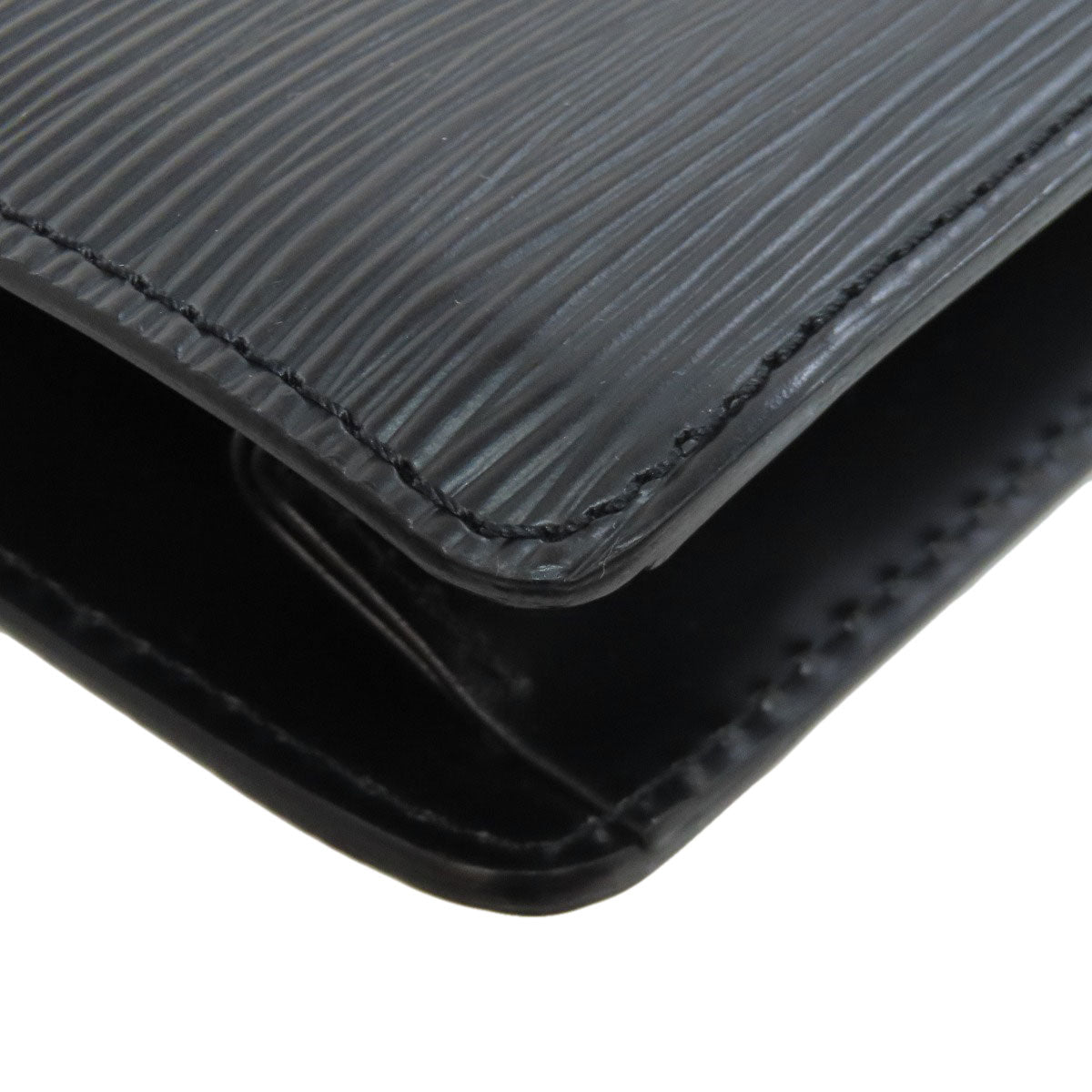 LOUIS VUITTON business bag M52612 Epi black Serie Dragonne mens