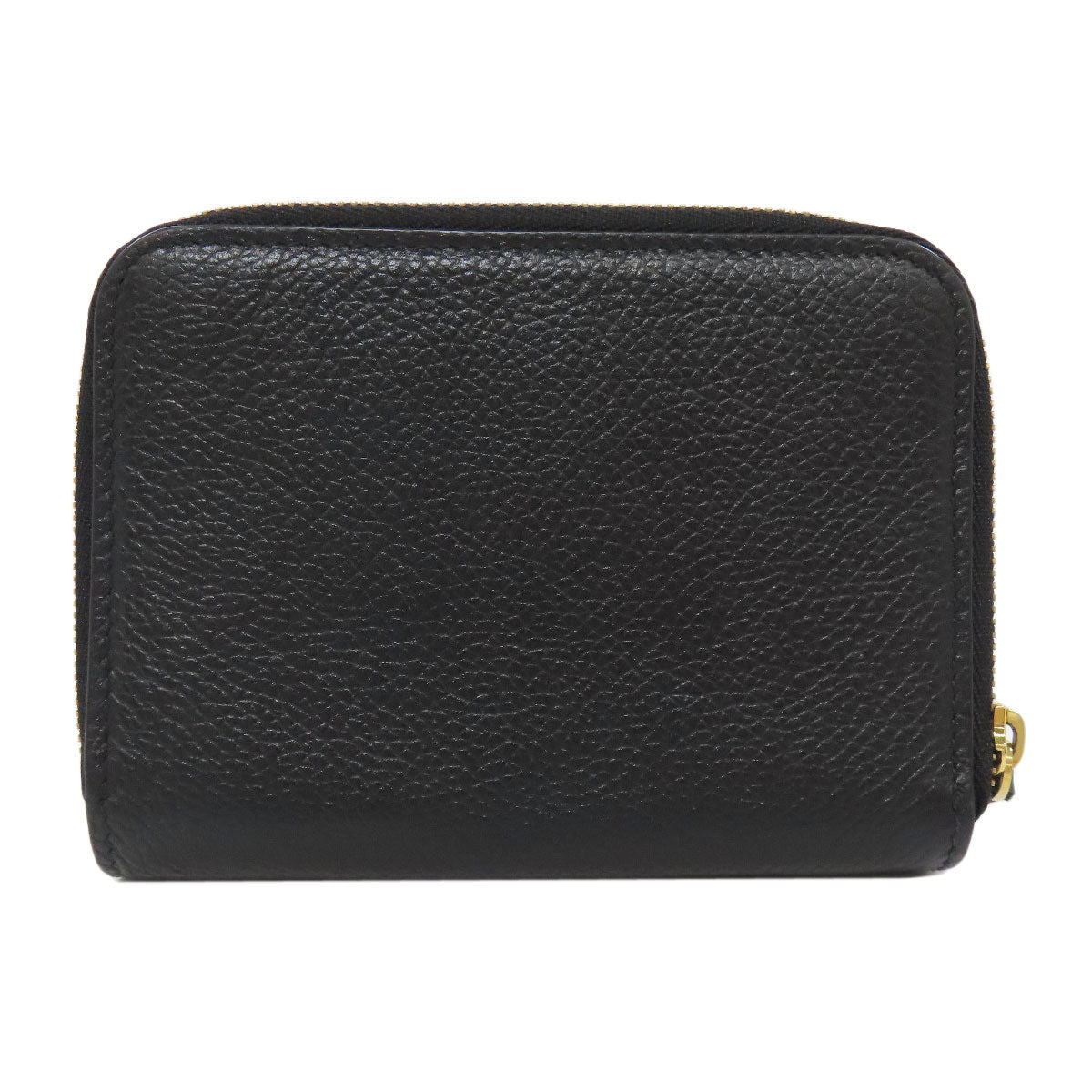 BALENCIAGA Bifold Wallet 650871 leather black logo Women