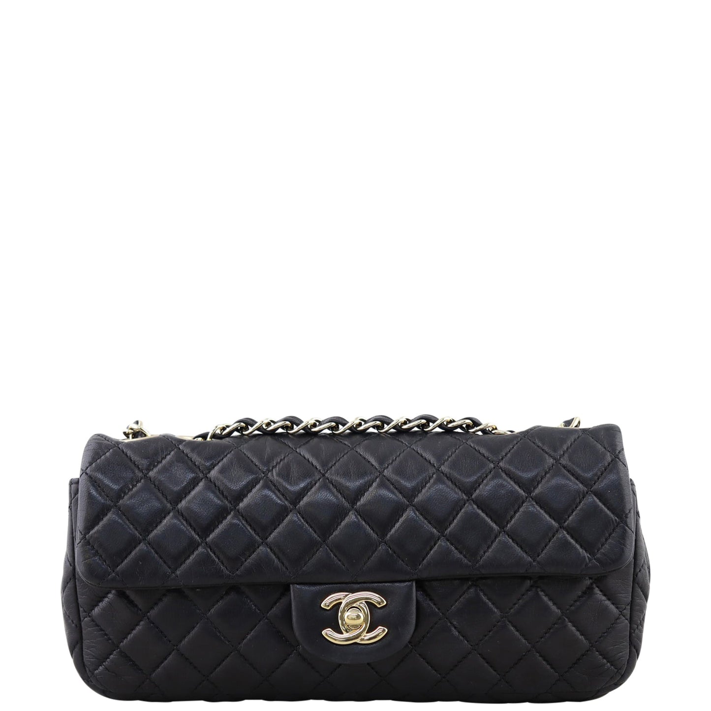 Chanel East West Valentine Flap Bag