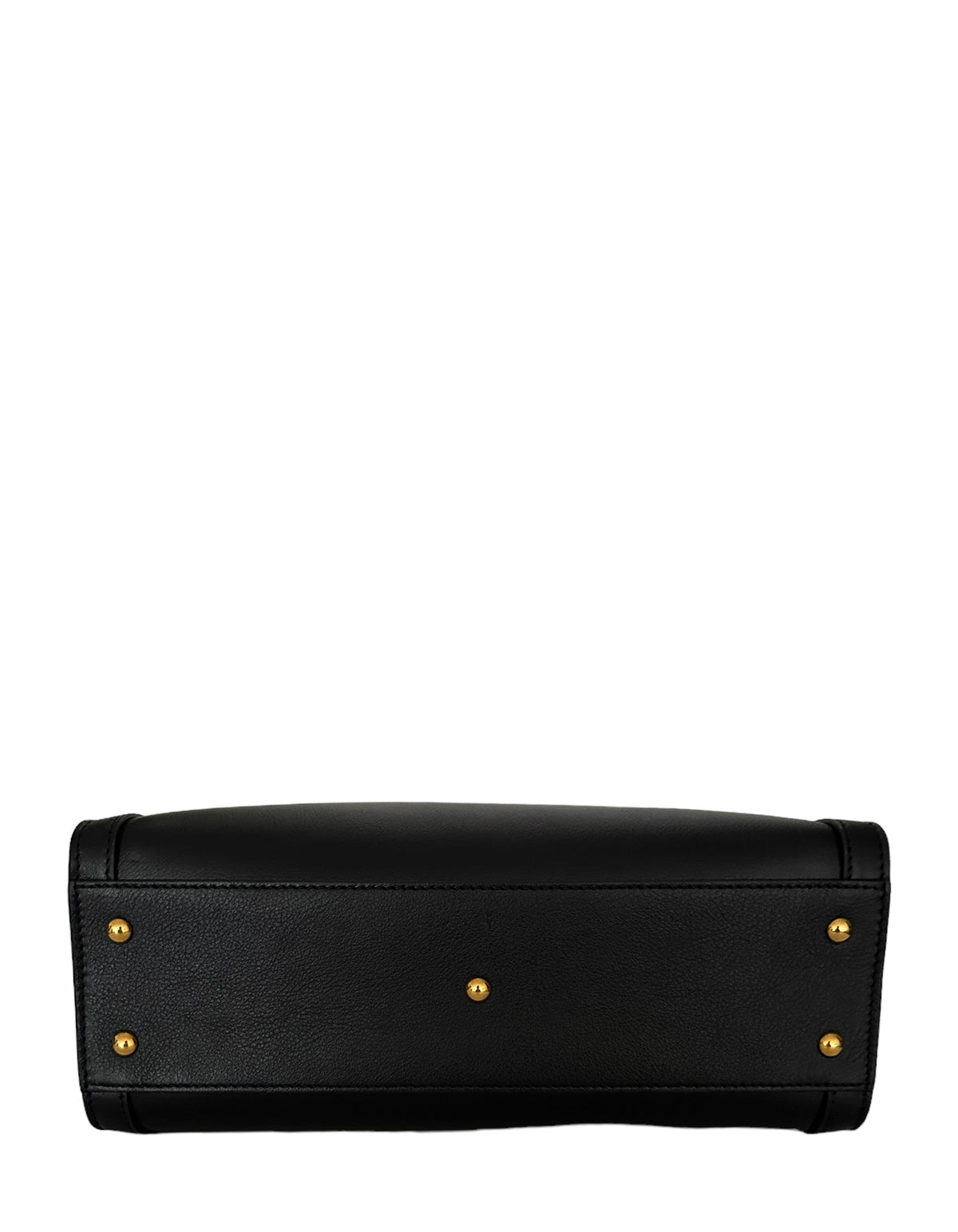 Gucci Black Small Calfskin Leather Diana Bamboo Bag w/ Strap