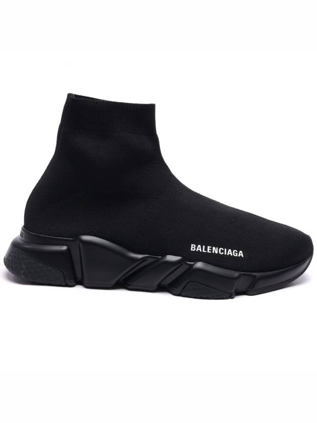 Luxury Balenciaga Trending 2025 Men's Speed Recycle Knit High-Top Sneakers Black