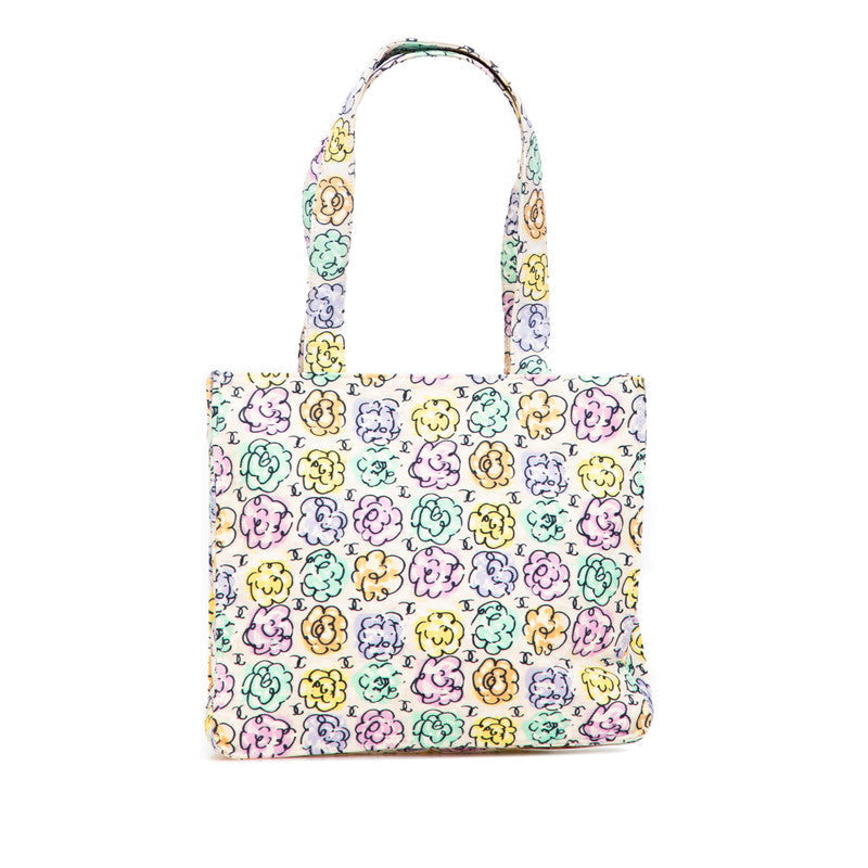 Chanel Camellia Flower Nylon Tote Bag