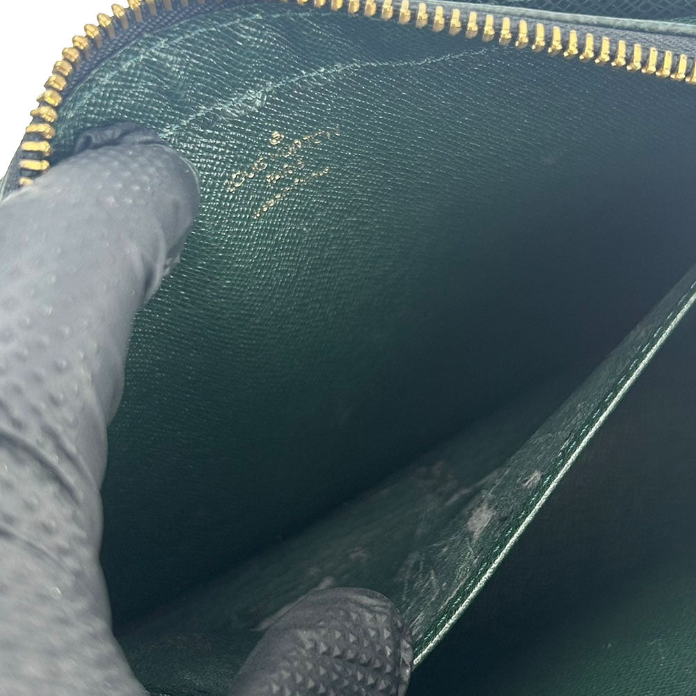 LOUIS VUITTON business bag M30184 Taiga green Baikal mens