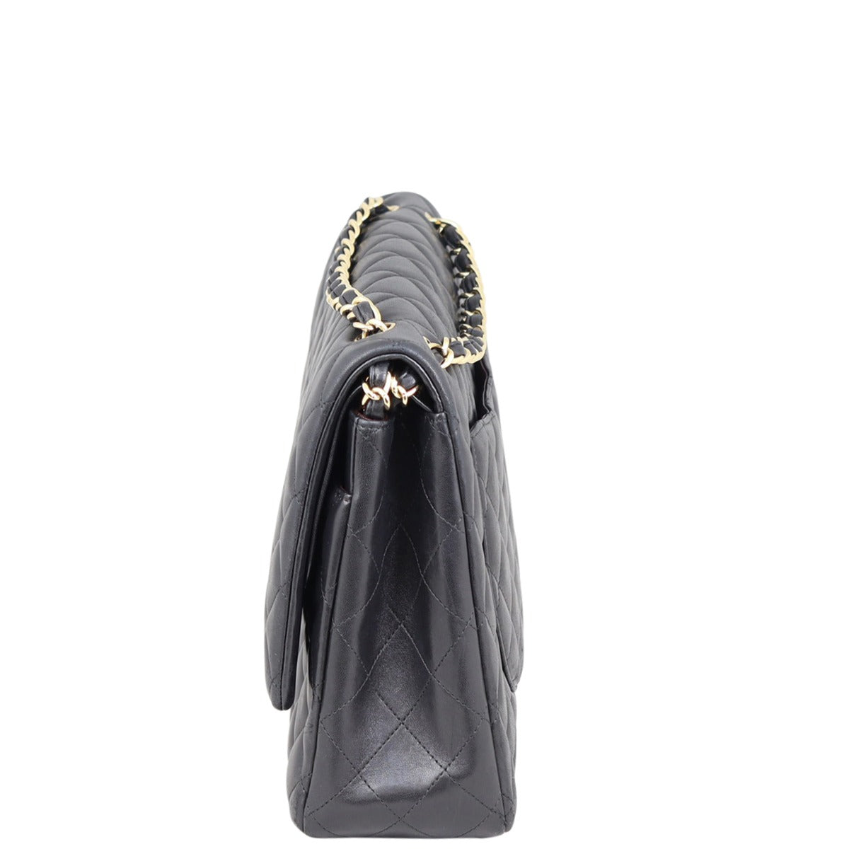 Chanel Classic Double Flap Maxi | Black Lambskin GHW