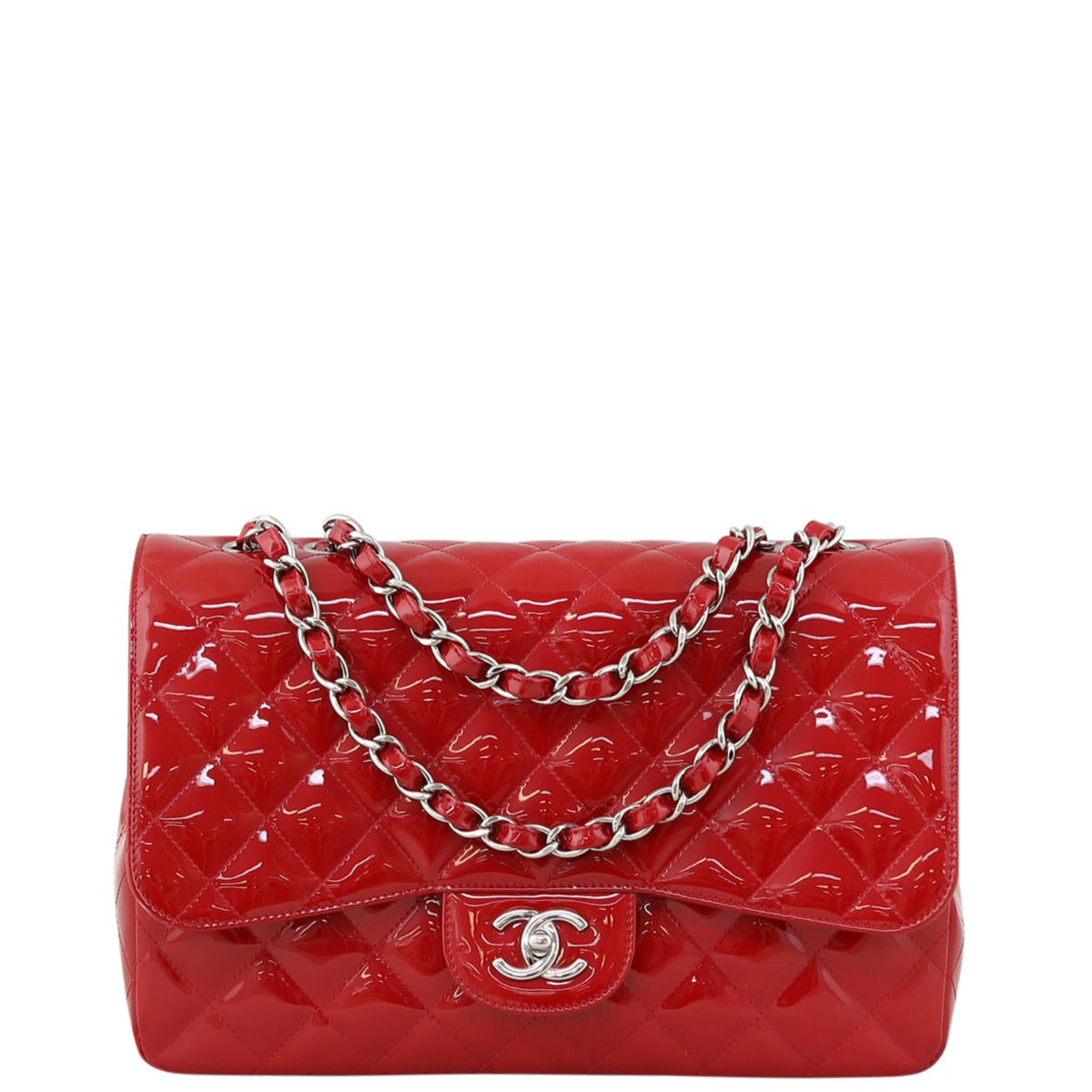 Chanel Classic Single Flap Jumbo | Red