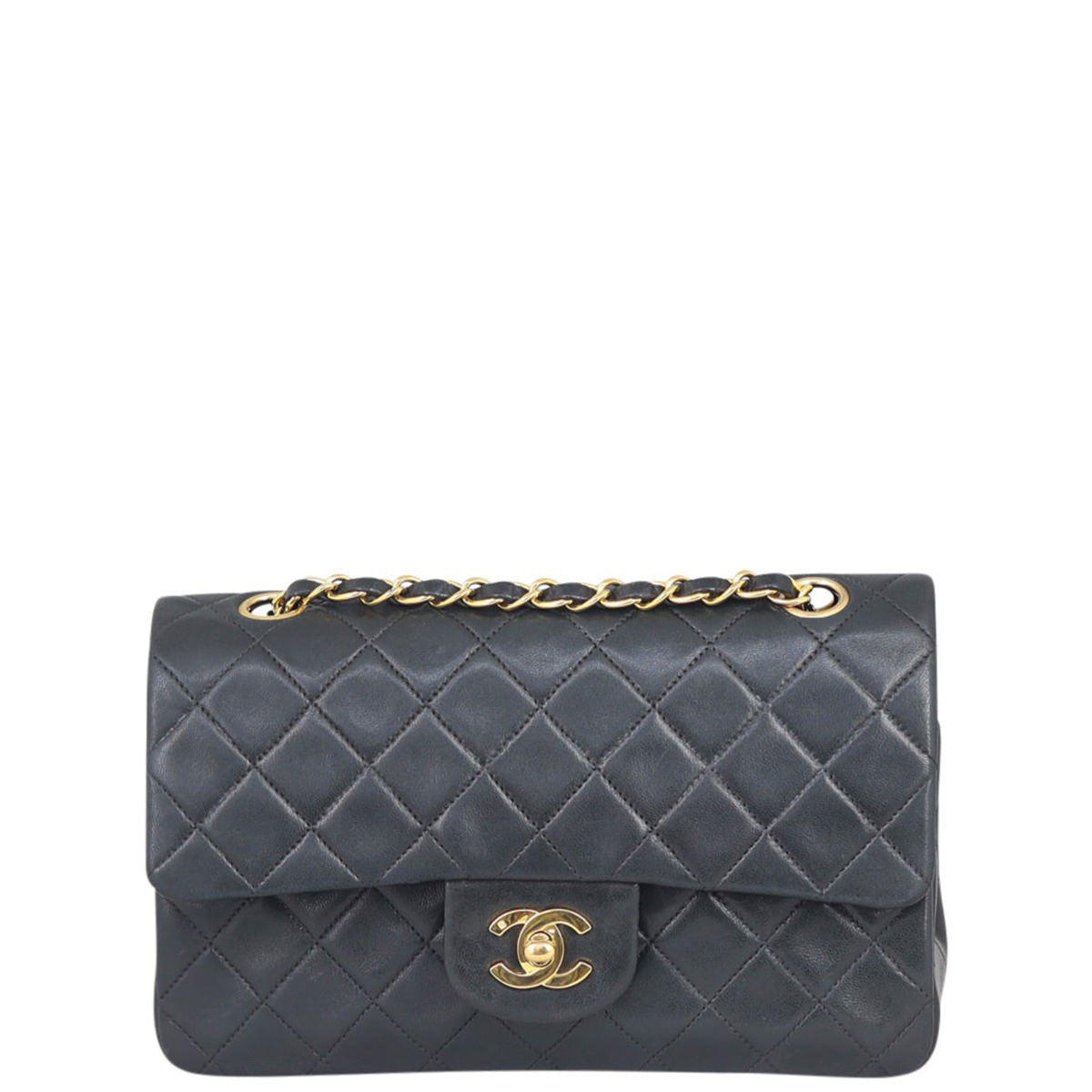 Chanel Classic Double Flap Small | Black Lambskin GH