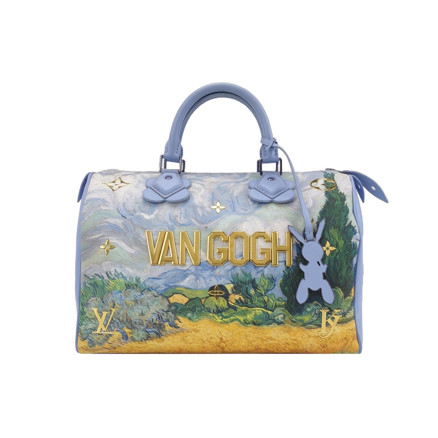 Louis Vuitton x Jeff Koons Speedy 30 Van Gogh Top Handle Bag 2017