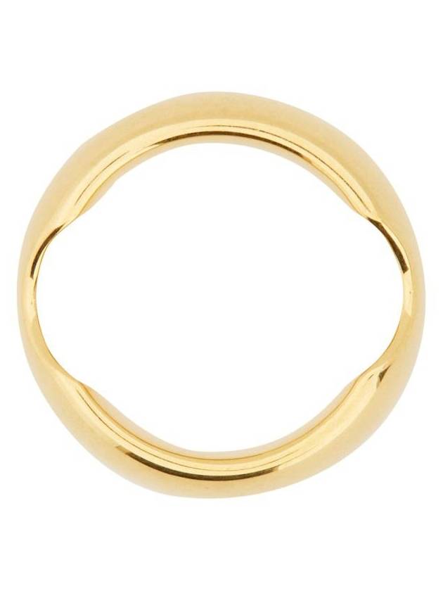 Luxury Balenciaga Trending 2025 engraved logo polished finish ring 765847TZ99G