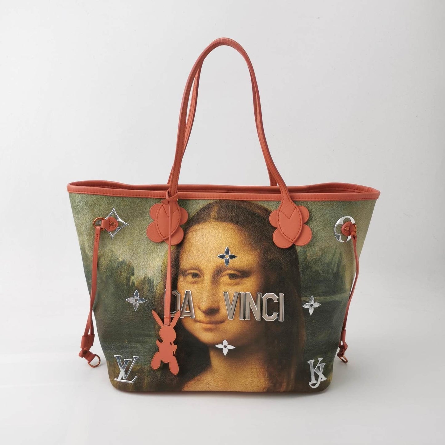 Louis Vuitton x Jeff Koons Monalisa Masters Neverfull MM Tote Medium