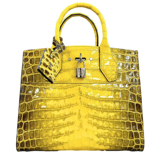 LOUIS VUITTON  Crocodile City Steamer PM