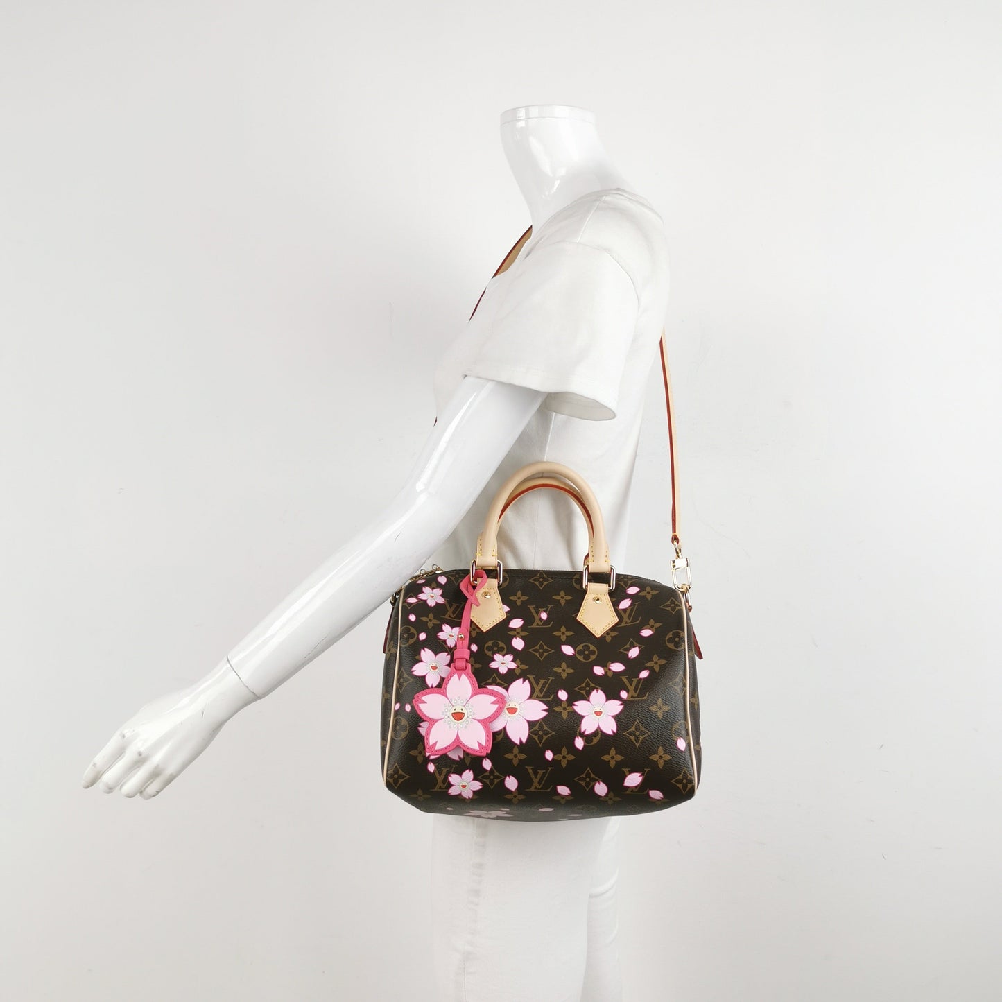 Louis Vuitton x Takashi Murakami Cherry Blossoms on Monogram Crossbody Bag