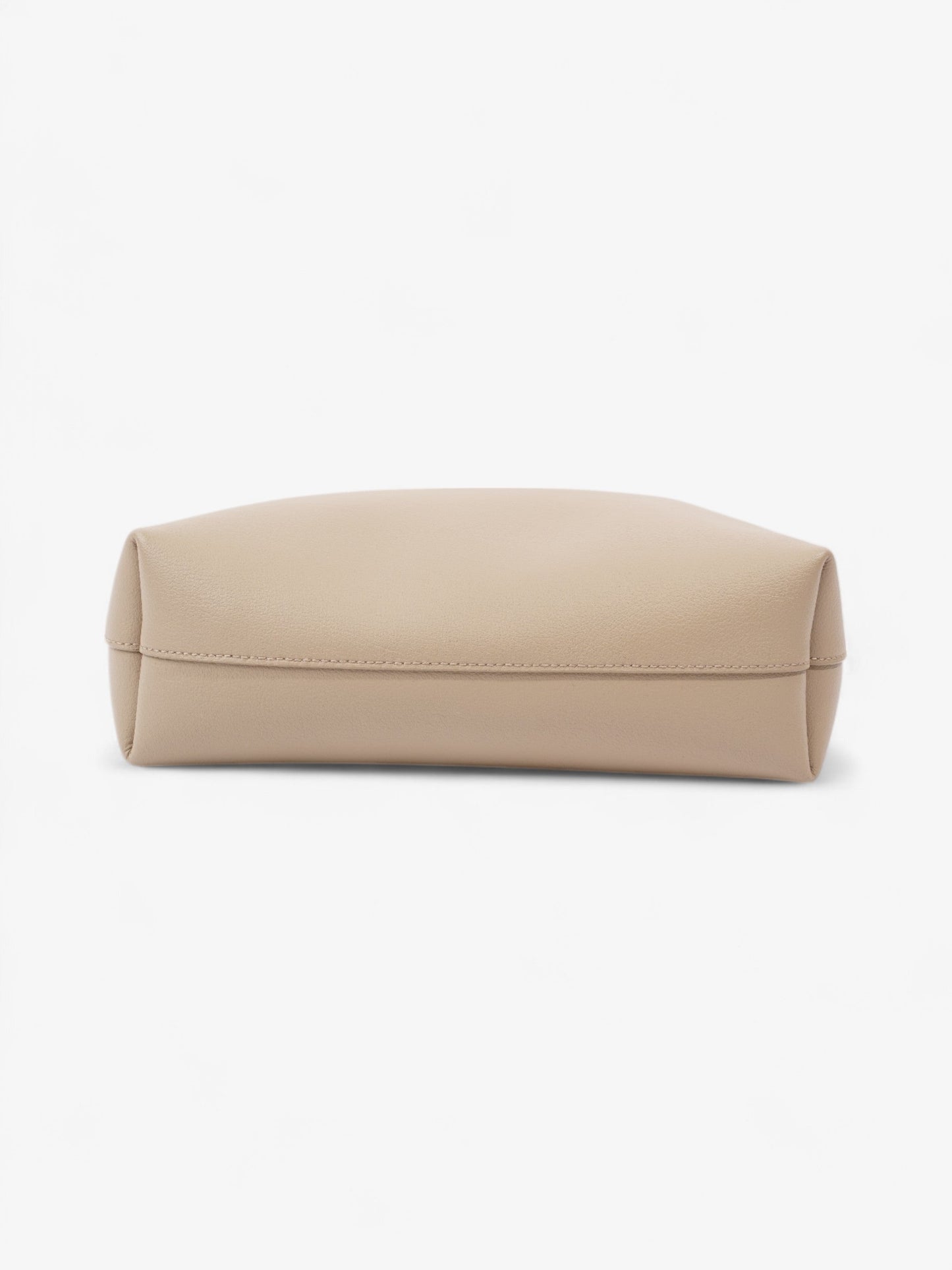 Saint Laurent Shopping Bag Dark Beige Calfskin Leather Toy