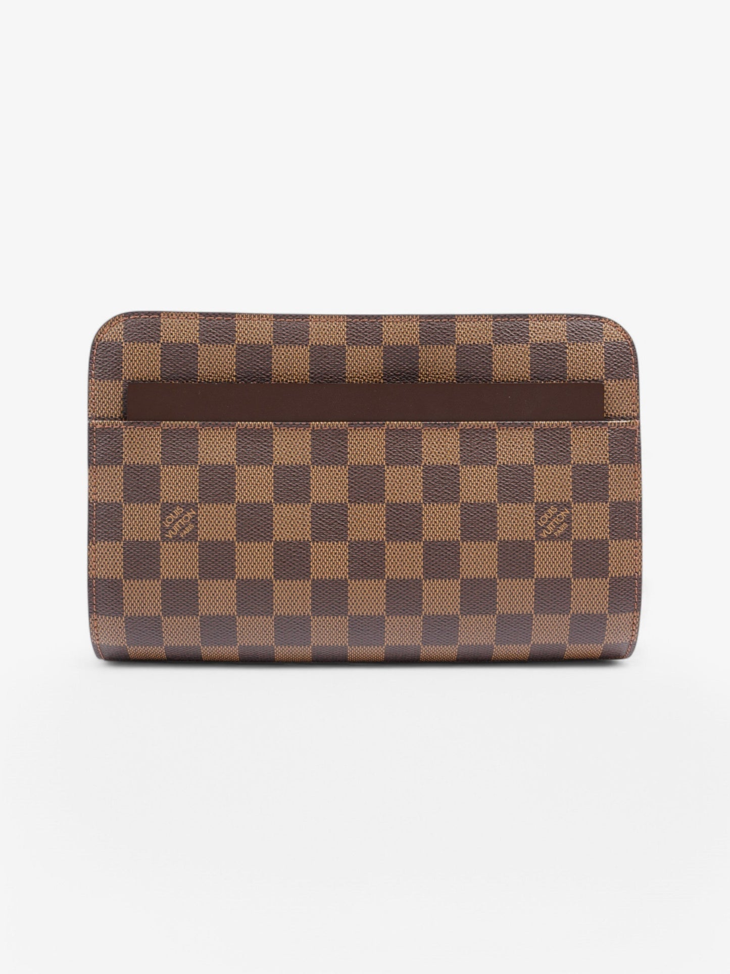 Louis Vuitton Saint Louis Clutch Damier Ebene Coated Canvas