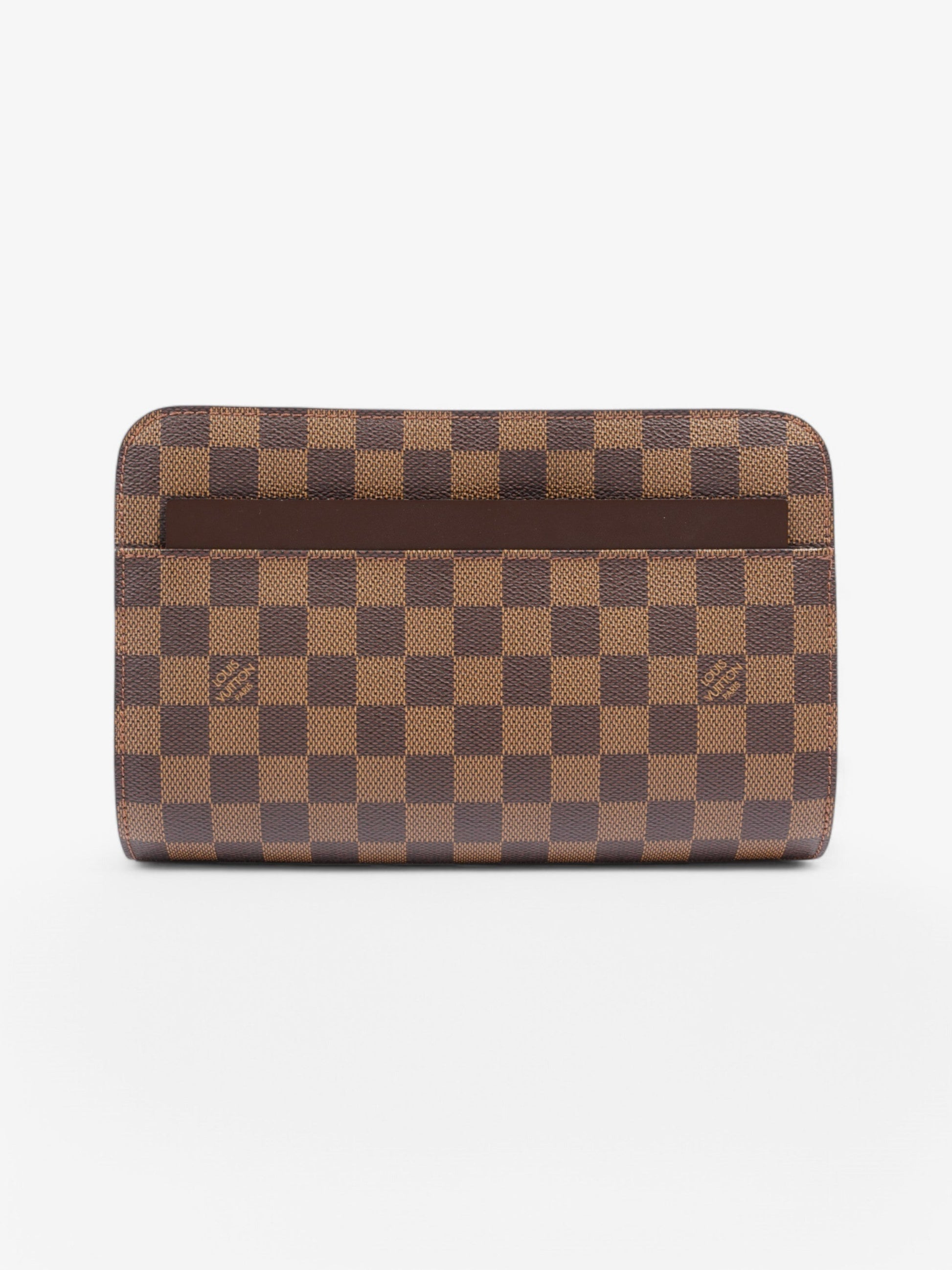 Louis Vuitton Saint Louis Clutch Damier Ebene Coated Canvas