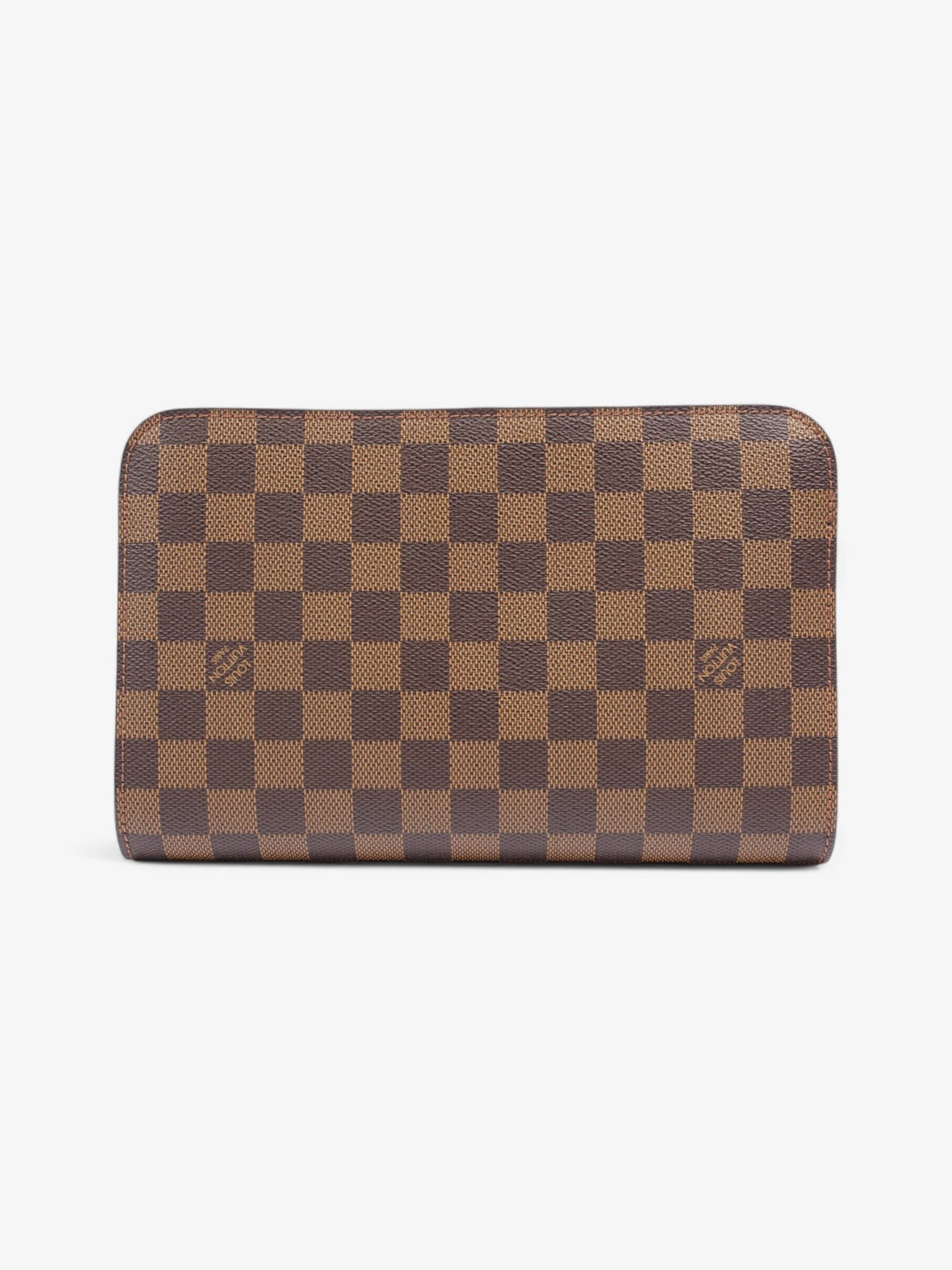 Louis Vuitton Saint Louis Clutch Damier Ebene Coated Canvas