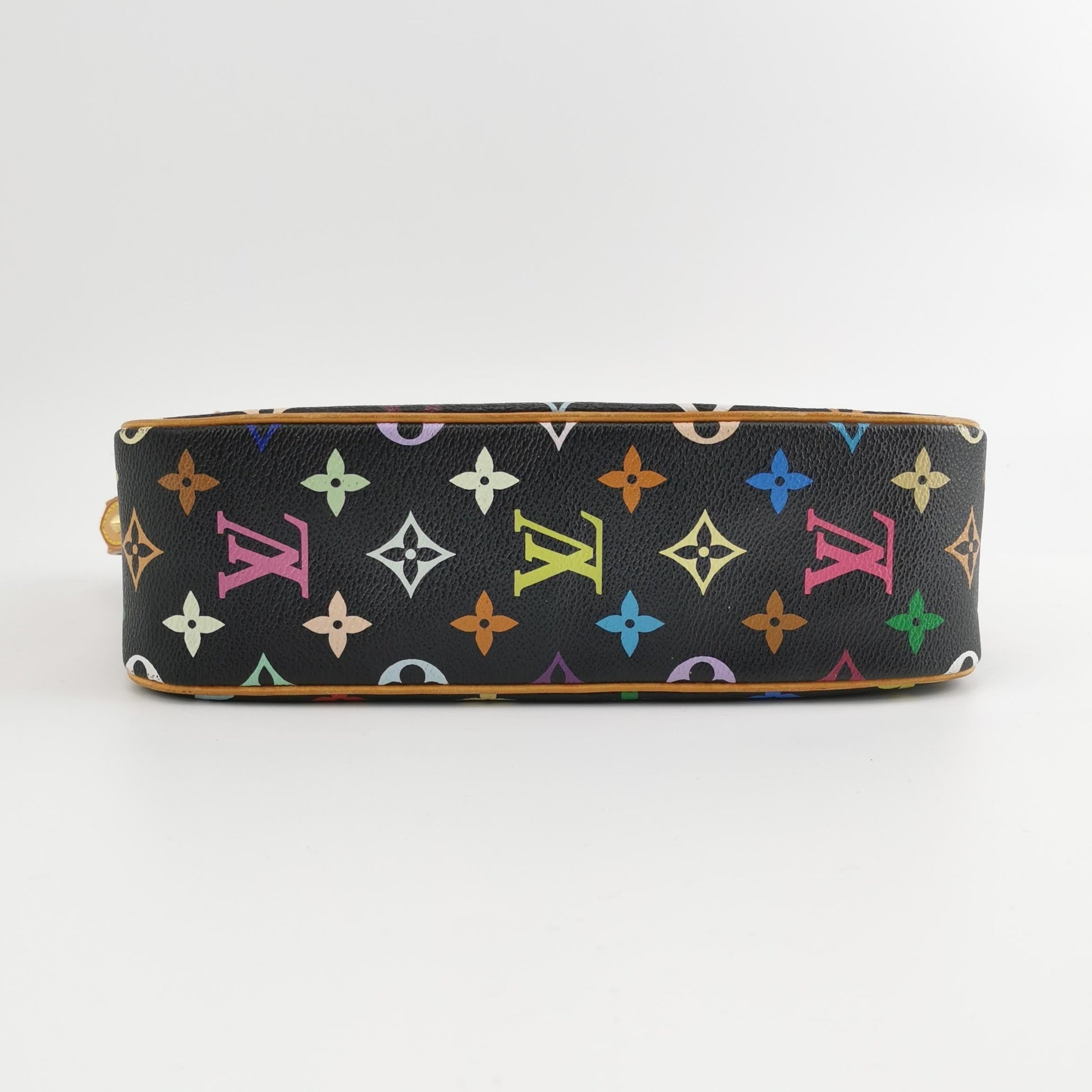 Louis Vuitton x Takashi Murakami Sologne Messenger Crossbody Bag Black Multicolor