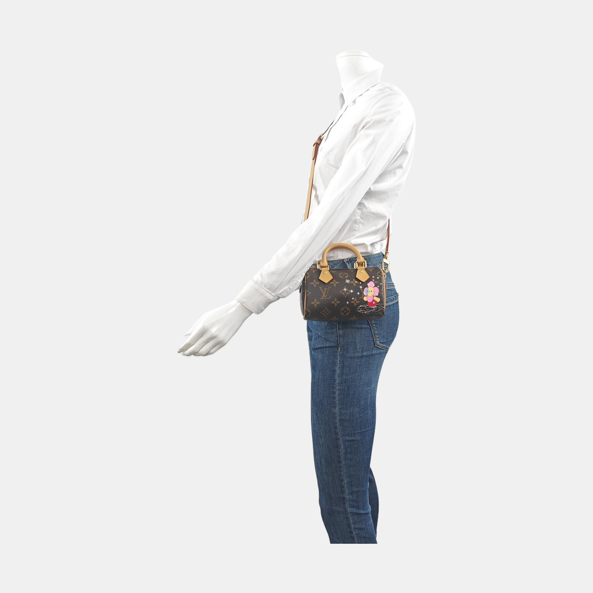 Louis Vuitton x Takashi Murakami Nano Monogram with Flower Crossbody Bag