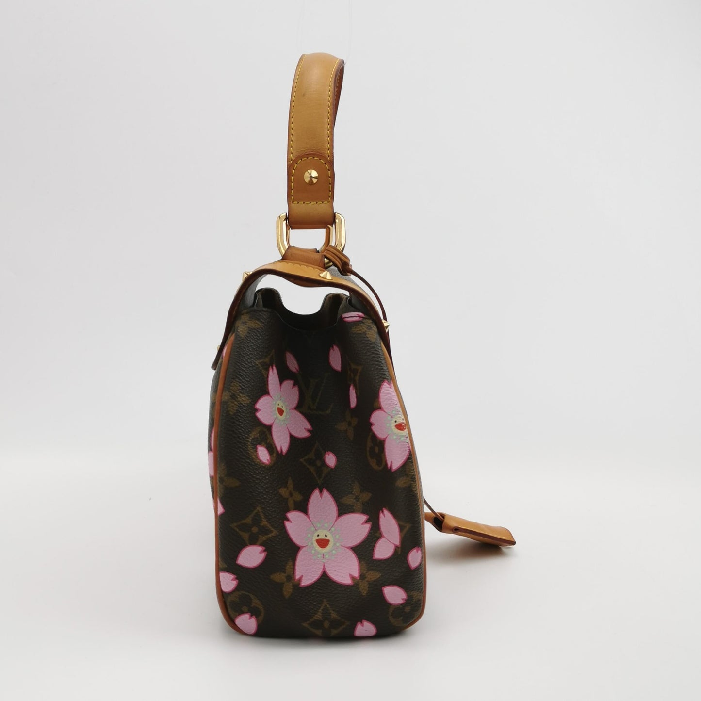 Louis Vuitton x Takashi Murakami Cherry Blossom Sack Reto PM Monogram Handbag