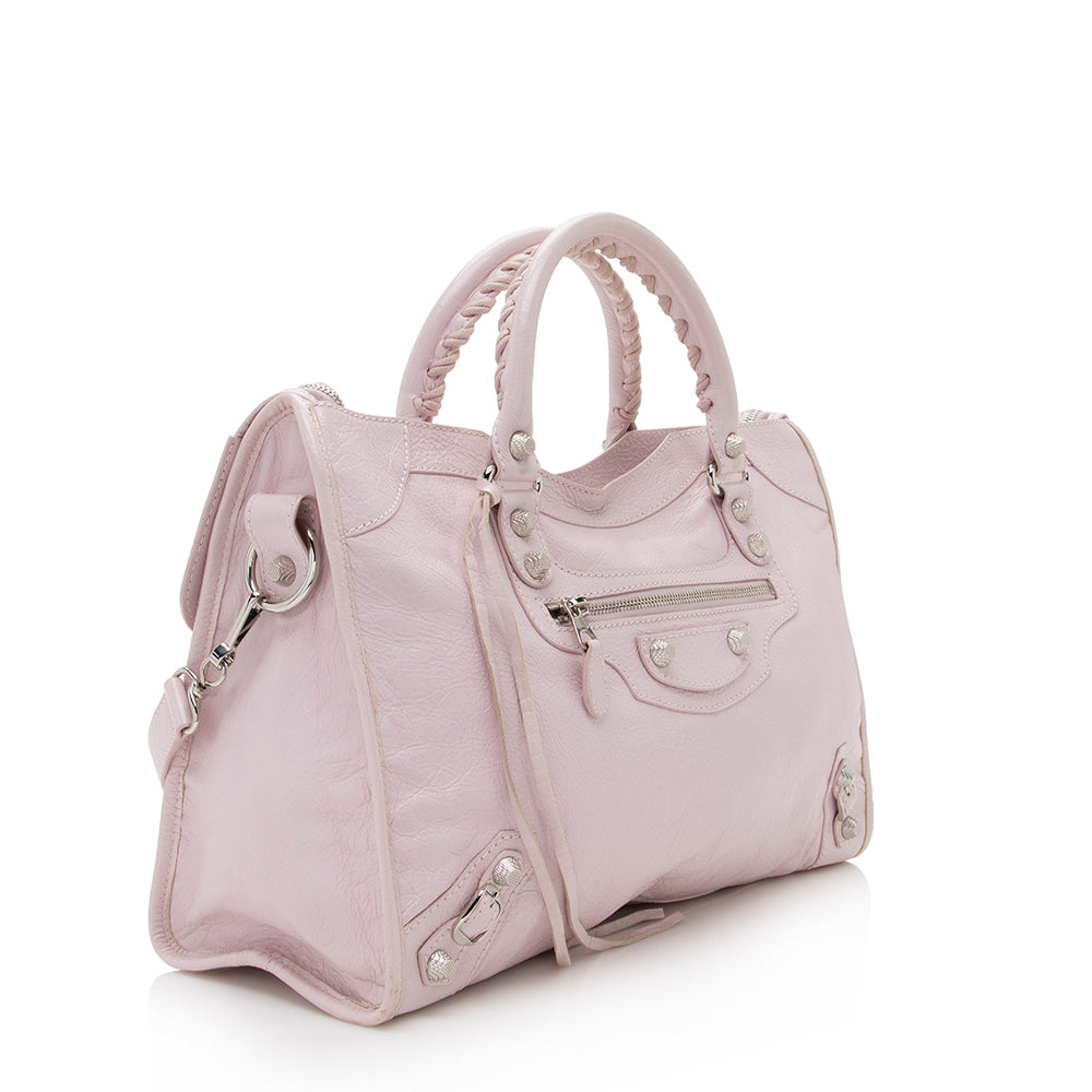 Luxury Balenciaga Trending 2025 Agneau Giant 12 City Satchel (SHF-17835)