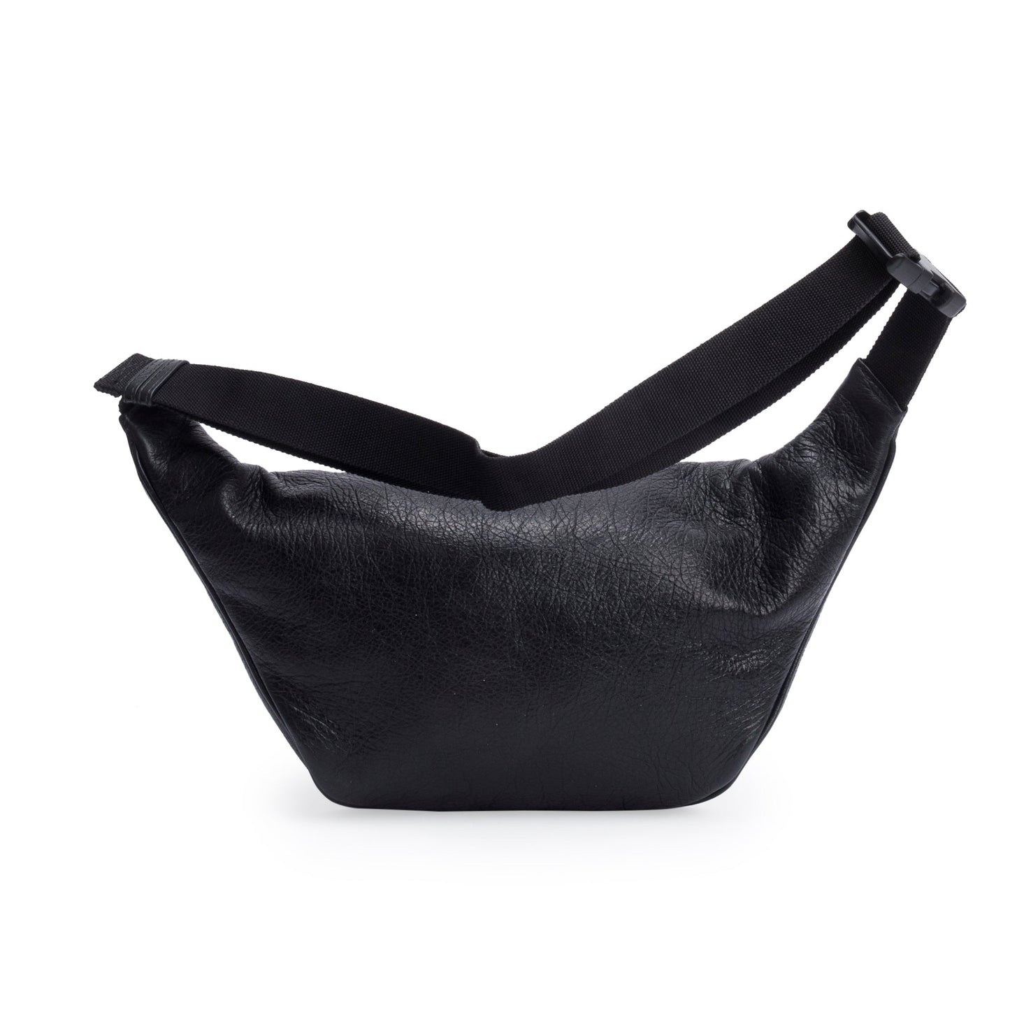 Balenciaga Black Calfskin Leather Explorer Belt Bag
