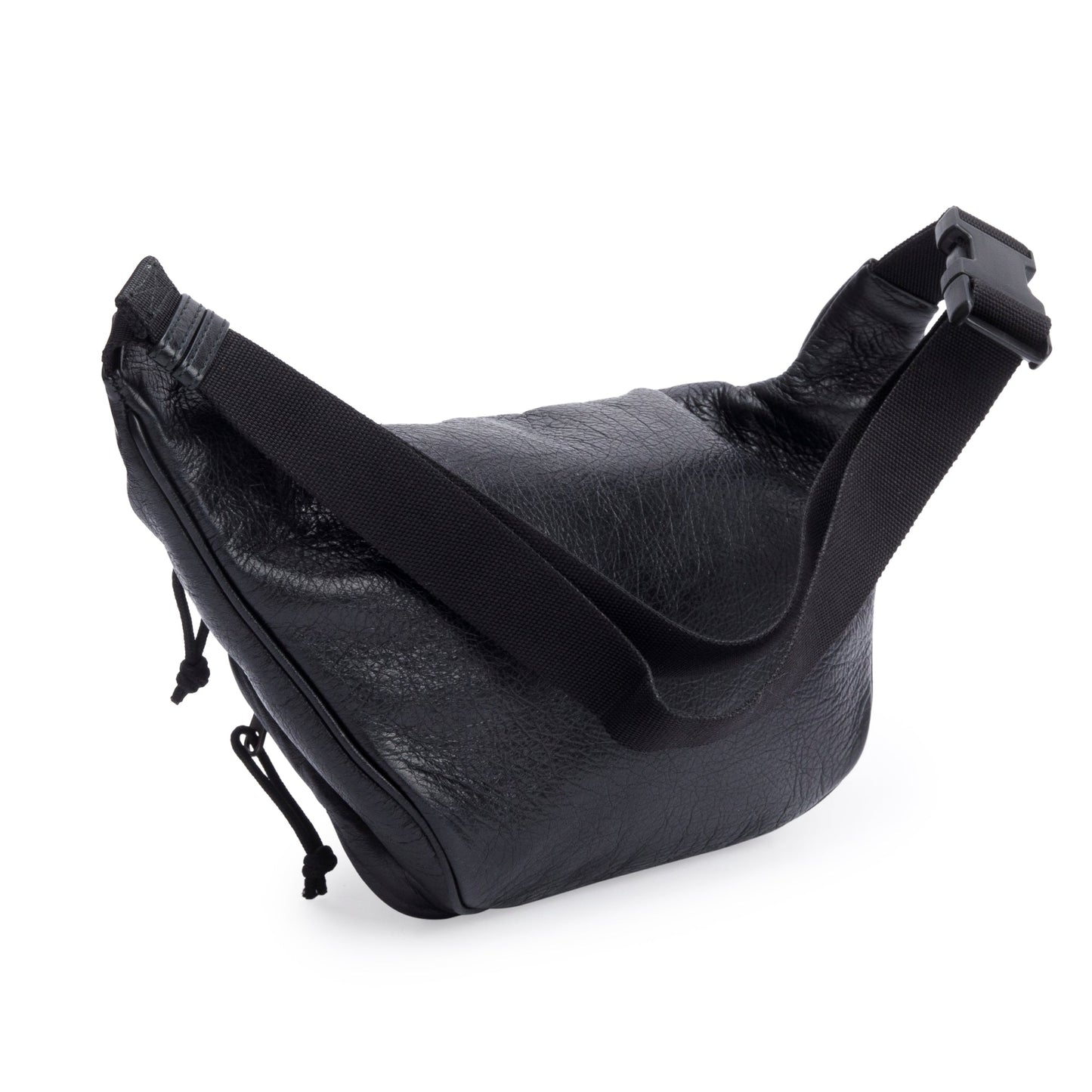 Balenciaga Black Calfskin Leather Explorer Belt Bag