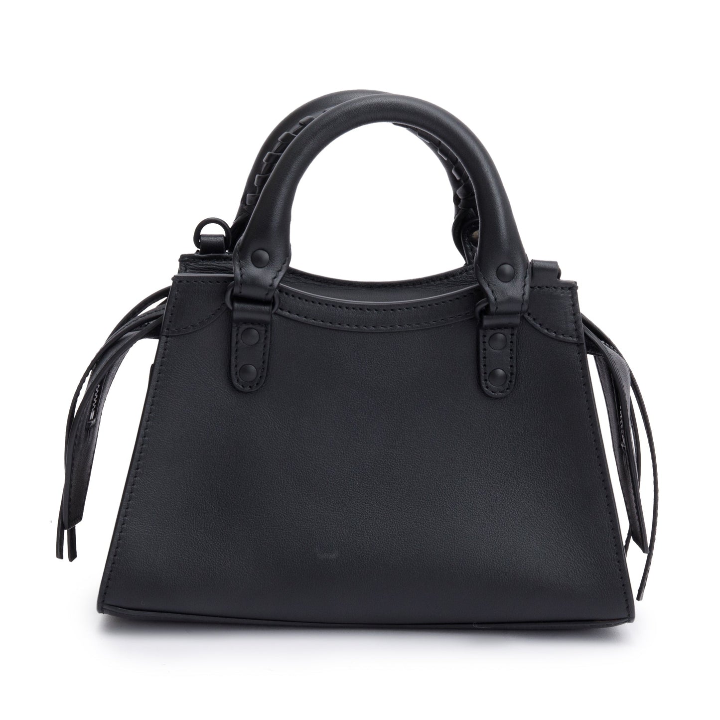 Balenciaga Black Calfskin Leather MIni Neo Classic Top Handle Bag