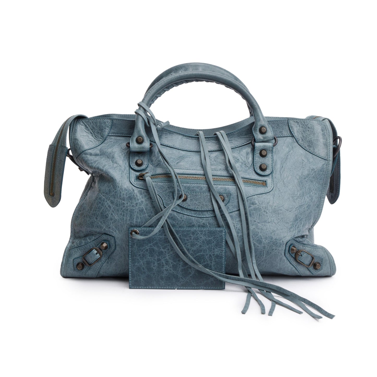 Balenciaga Grey Agneau Leather Le City Medium Bag
