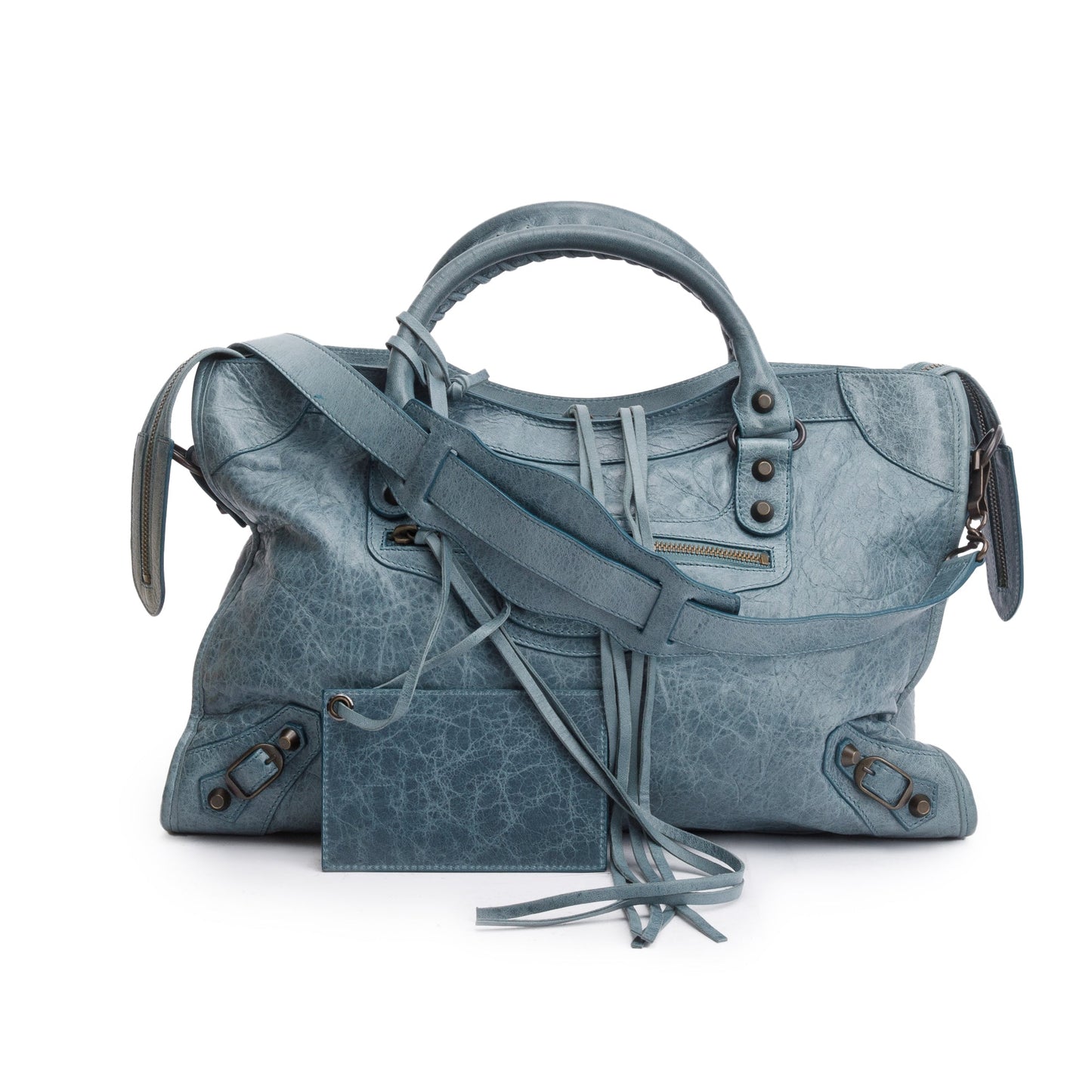 Balenciaga Grey Agneau Leather Le City Medium Bag