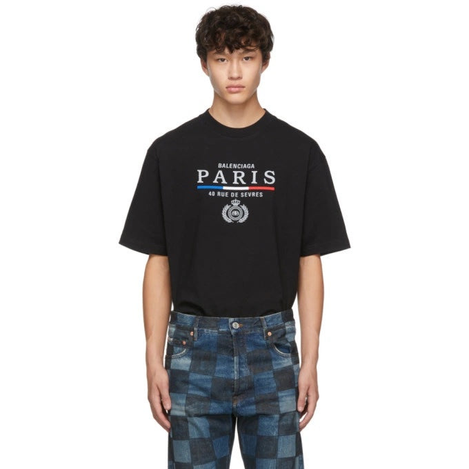 BALENCIAGA PARIS FLAG T-SHIRT
