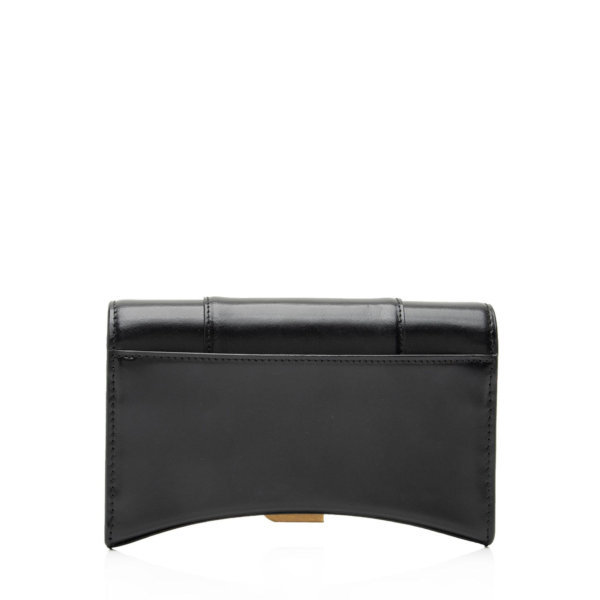 Luxury Balenciaga Trending 2025 Shiny Calfskin Hourglass Wallet on Chain Bag (SHF-23824)
