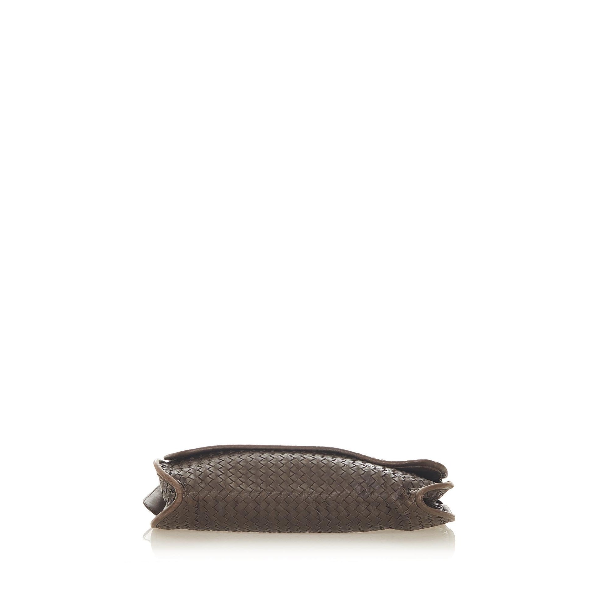 Luxury Bottega Veneta Intrecciato Leather Crossbody Bag (SHG-19828)