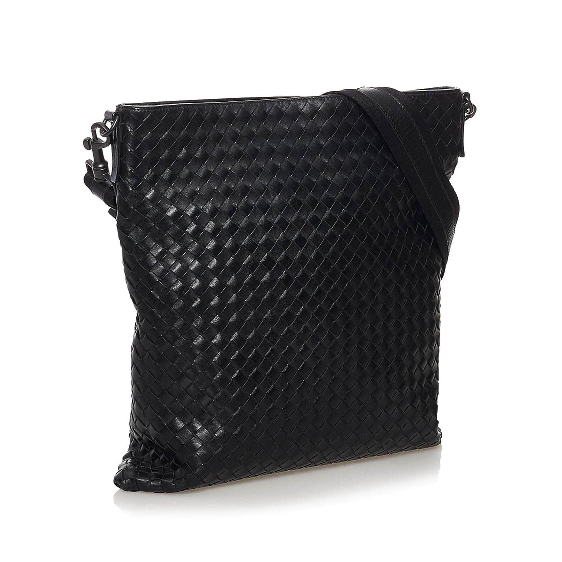 Luxury Bottega Veneta Intrecciato Leather Crossbody Bag (SHG-31743)