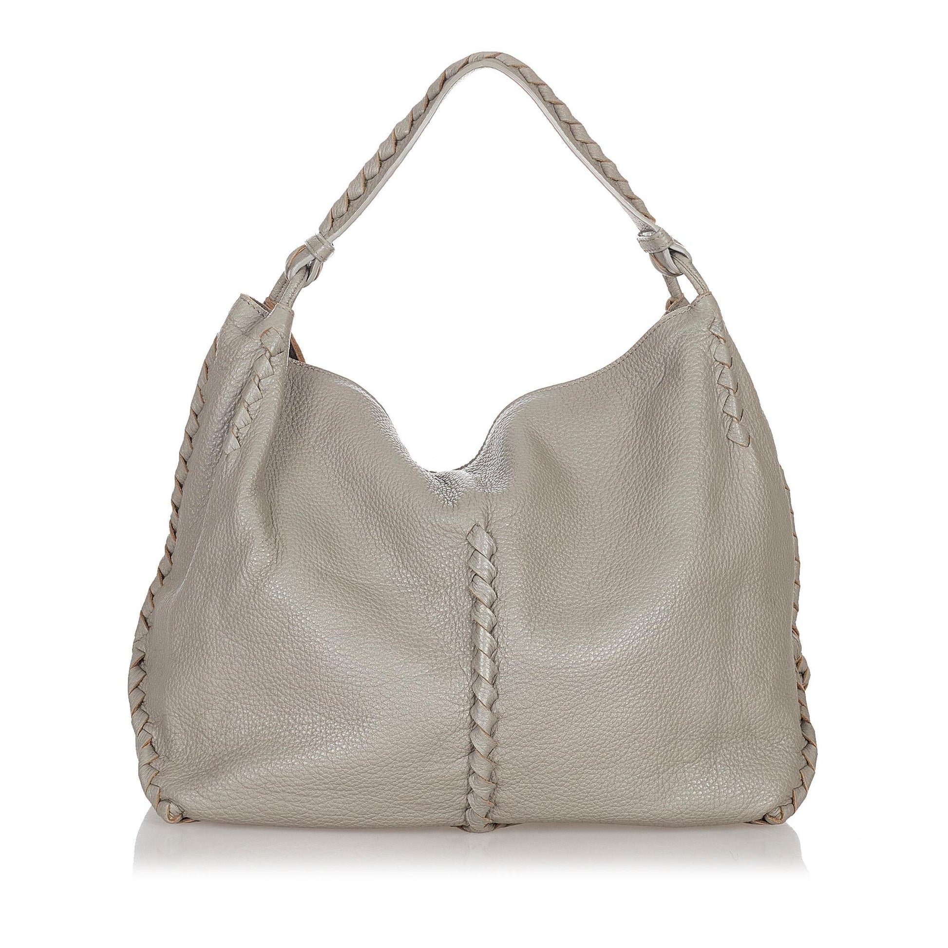 Luxury Bottega Veneta Intrecciato Leather Shoulder Bag (SHG-26905)