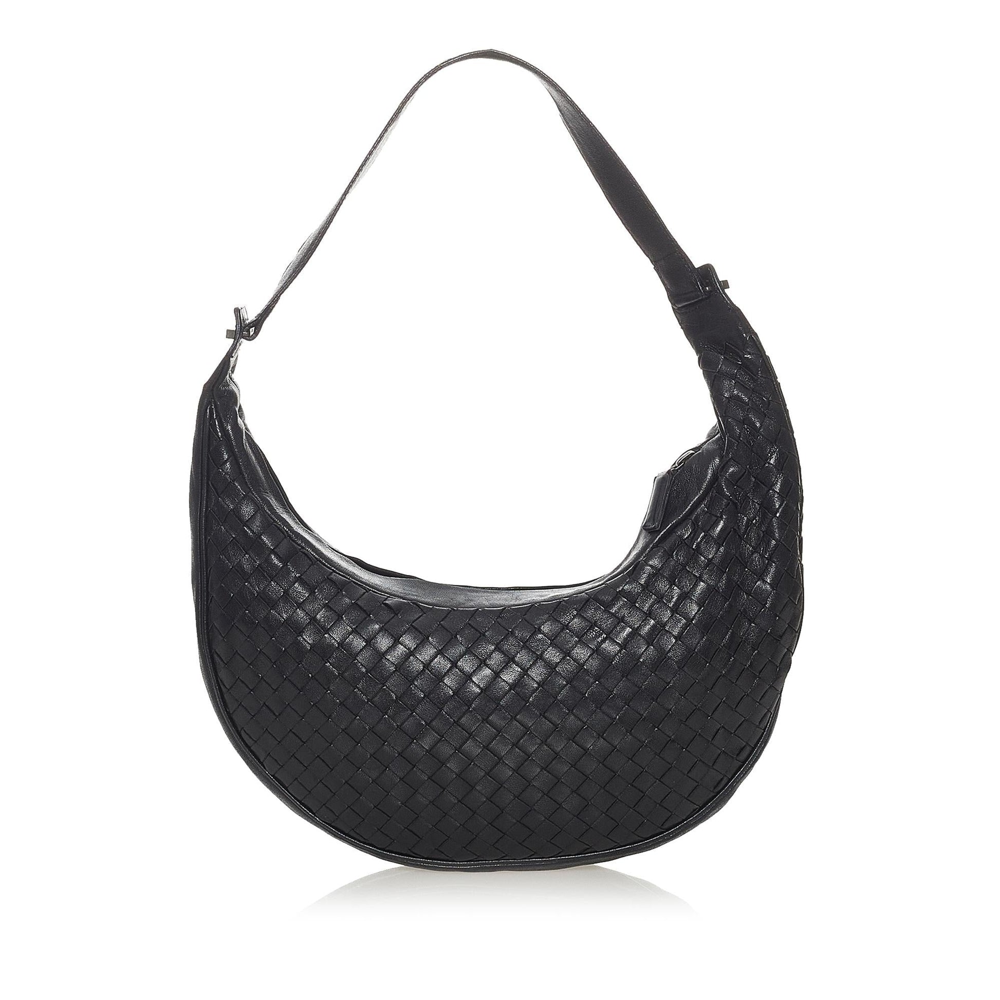 Luxury Bottega Veneta Intrecciato Leather Shoulder Bag (SHG-28130)