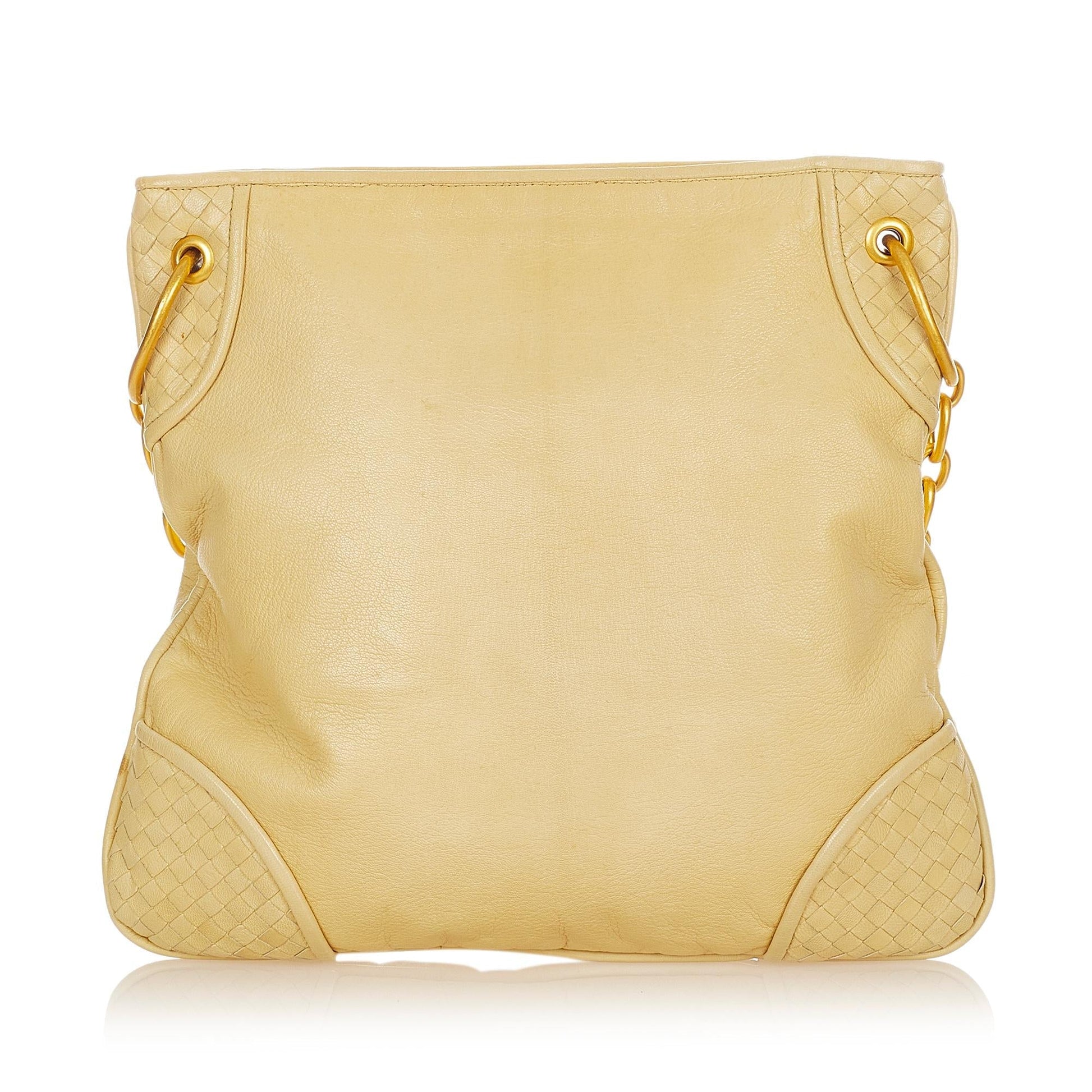 Luxury Bottega Veneta Intrecciato Leather Shoulder Bag (SHG-35004)