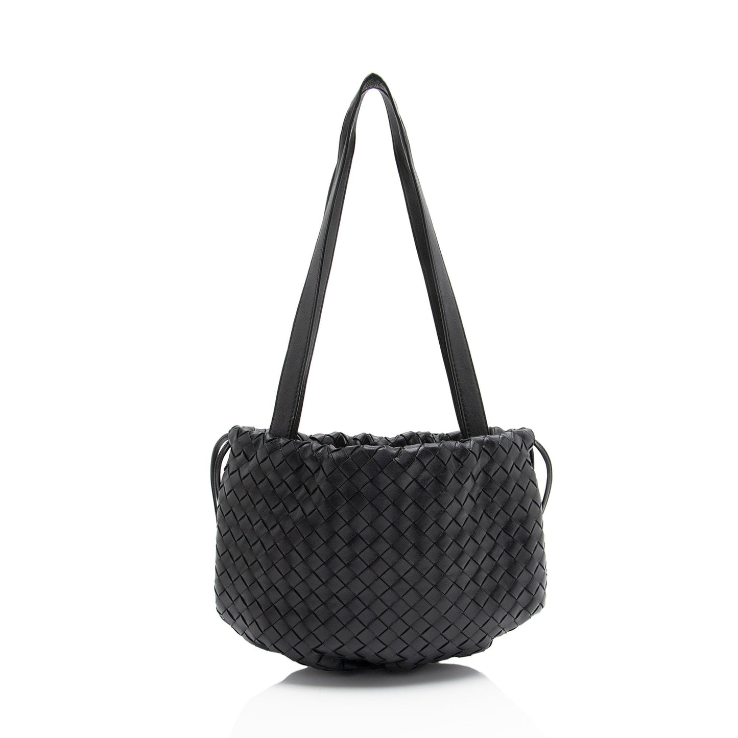 Luxury Bottega Veneta Intrecciato Nappa Bulb Shoulder Bag (SHF-gt3xW5)