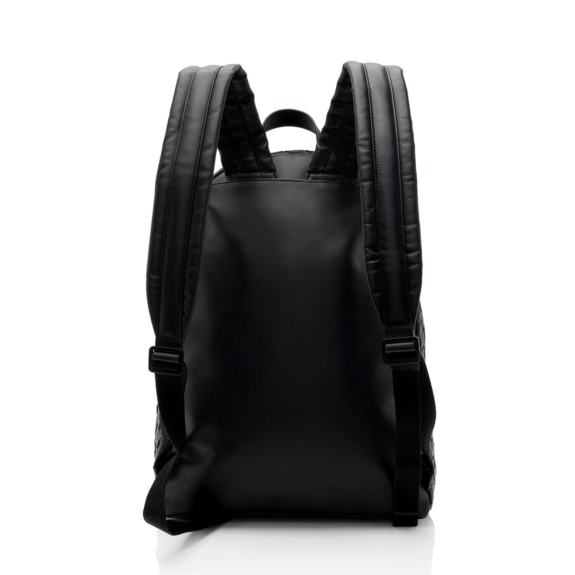 Luxury Bottega Veneta Intrecciato Nappa Front Pocket Medium Backpack (SHF-RpBOnW)