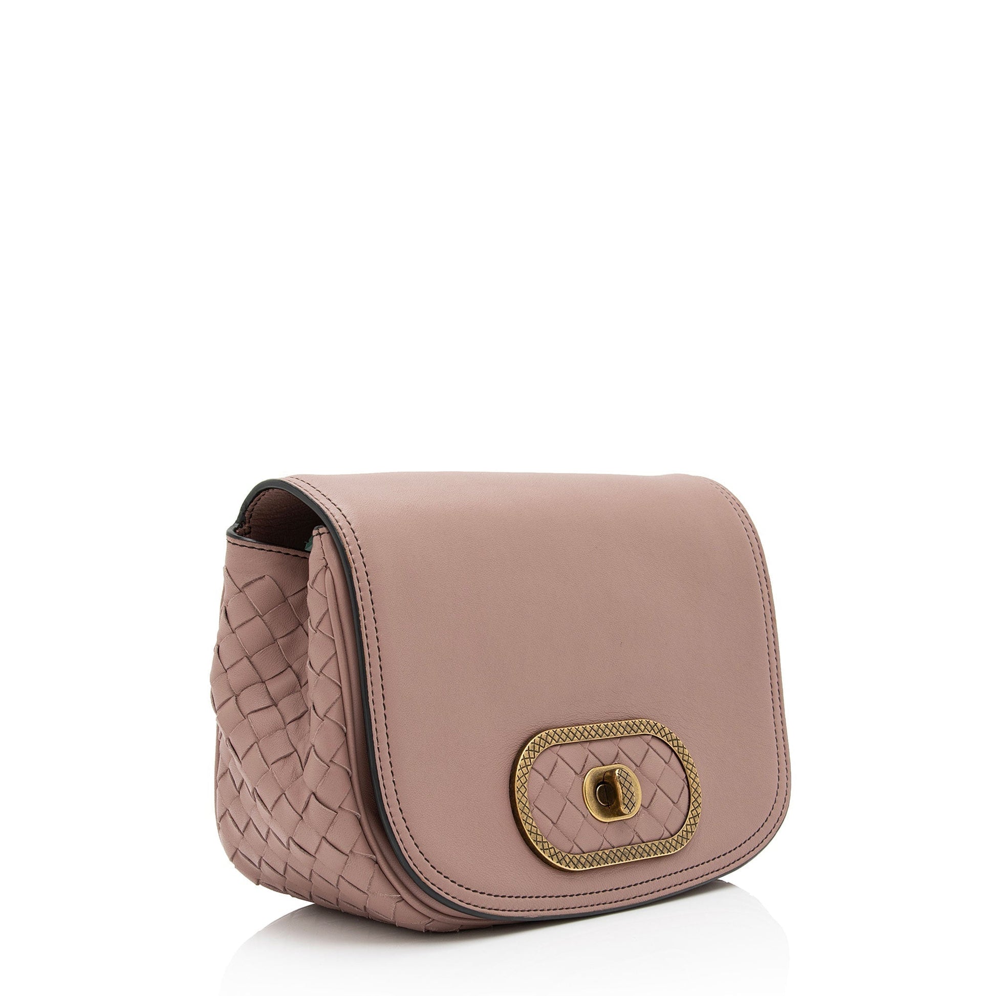 Luxury Bottega Veneta Intrecciato Nappa Leather BV Luna Crossbody Bag (SHF-dAMwzh)