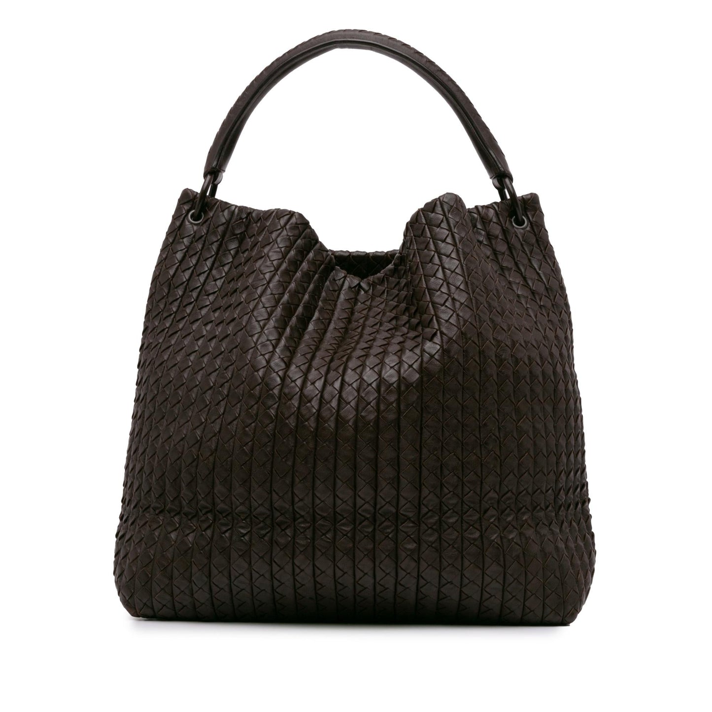 Luxury Bottega Veneta Large Intrecciato Nappa Natte Hobo (SHG-E8RHmj)