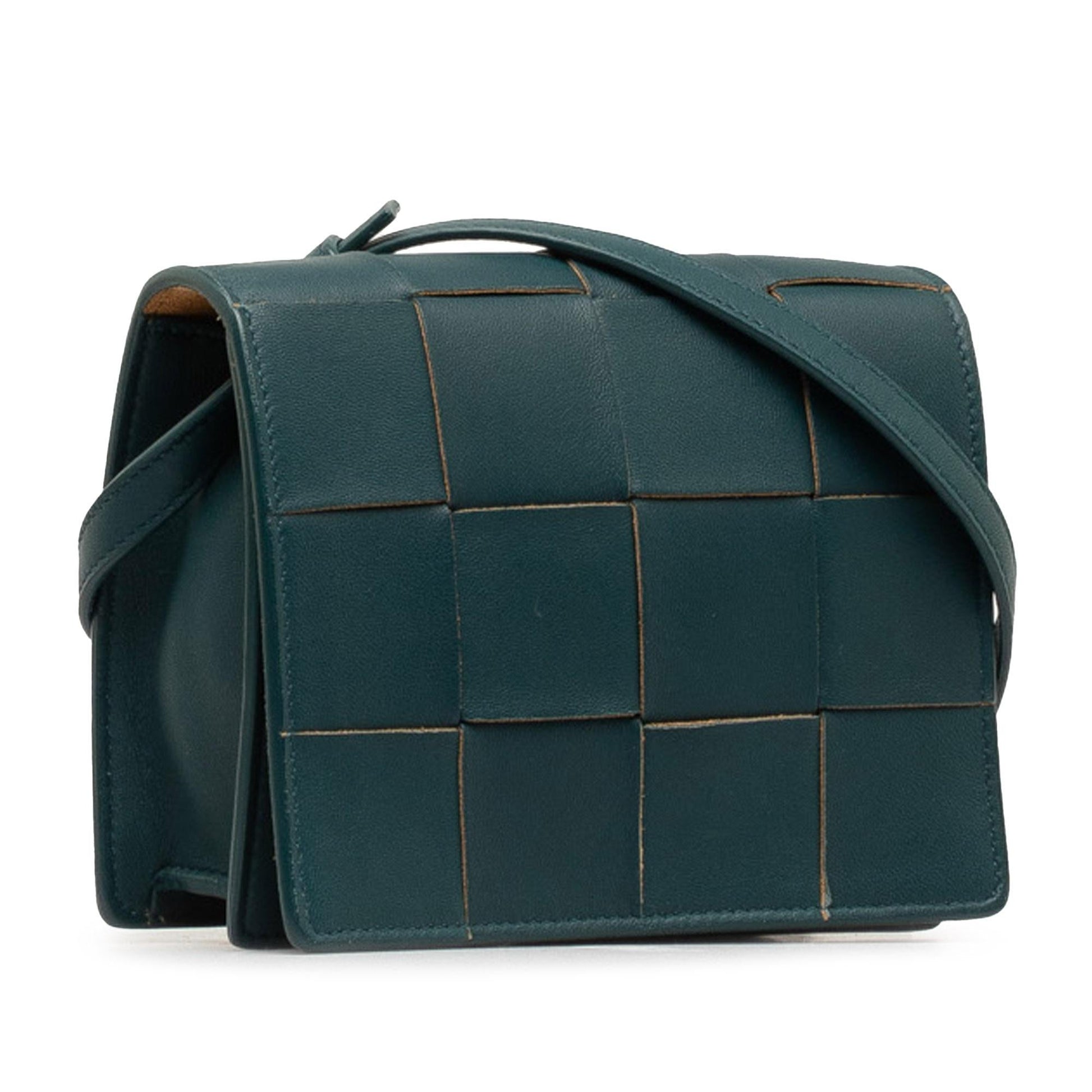Luxury Bottega Veneta Maxi Intrecciato Mini Cassette Crossbody (SHG-SyAxrp)