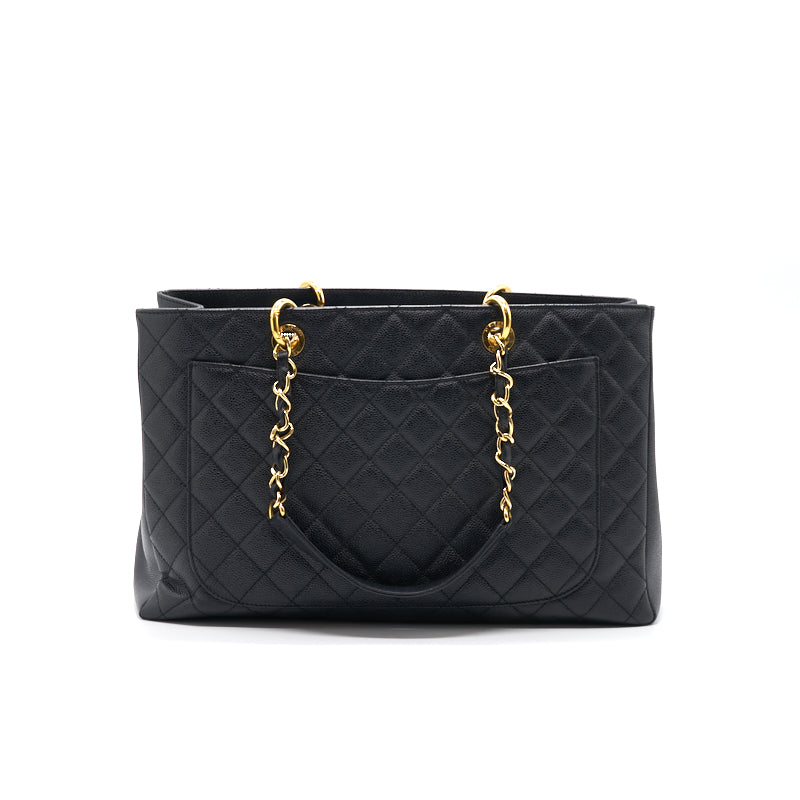 Chanel Caviar XL Grand Shopping Tote GST Black