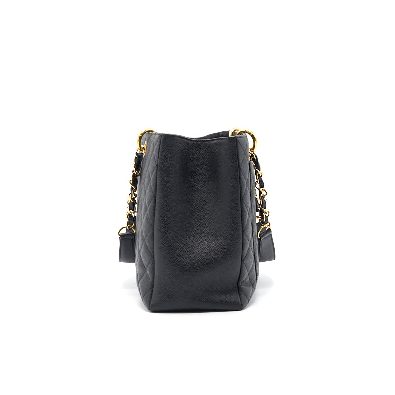 Chanel Caviar XL Grand Shopping Tote GST Black
