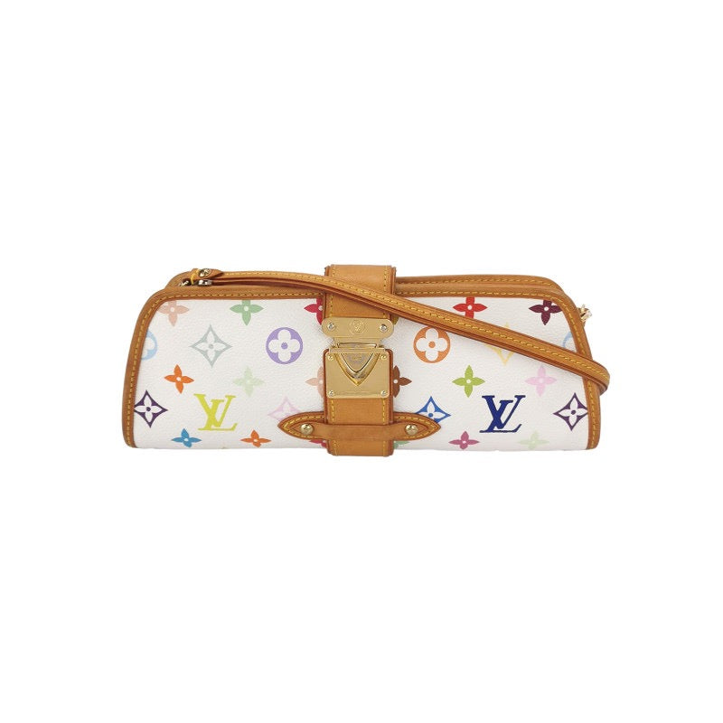 Louis Vuitton x Takashi Murakami Shirley Shoulder Bag White Multicolor