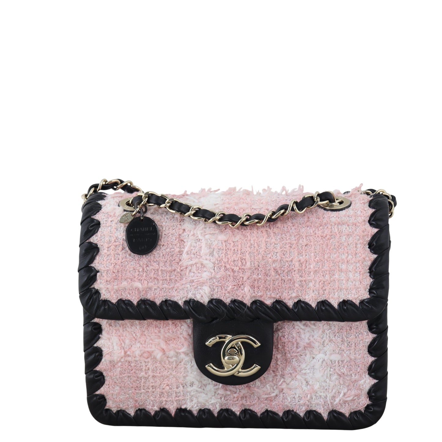 Chanel My Own Frame Flap Bag Mini Tweed