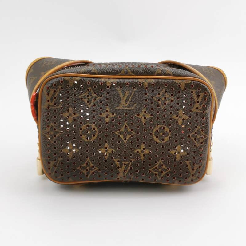 Louis Vuitton Trocadero Monogram Perforation Camera Bag Brown
