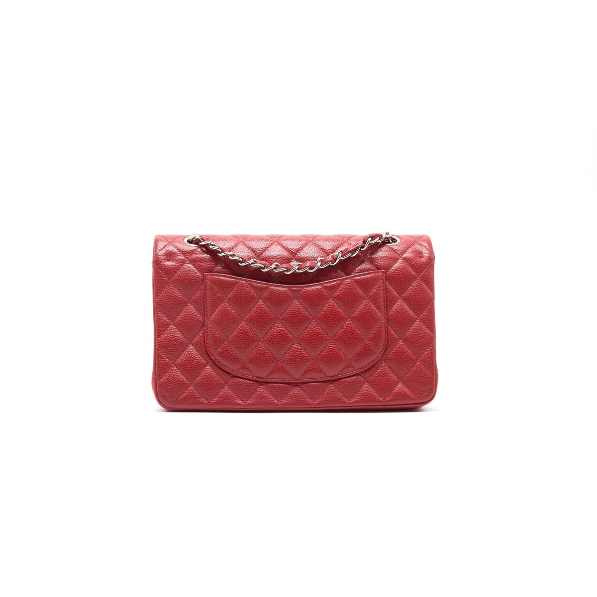 Chanel Classical Double Flap Medium Red Shoulder Bag